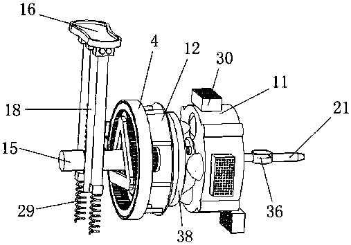 A mechanical speed regulating air pump