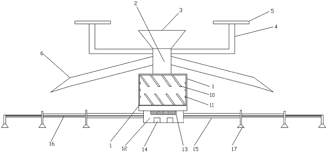 Multi-angular spraying device used for unmanned aerial vehicle