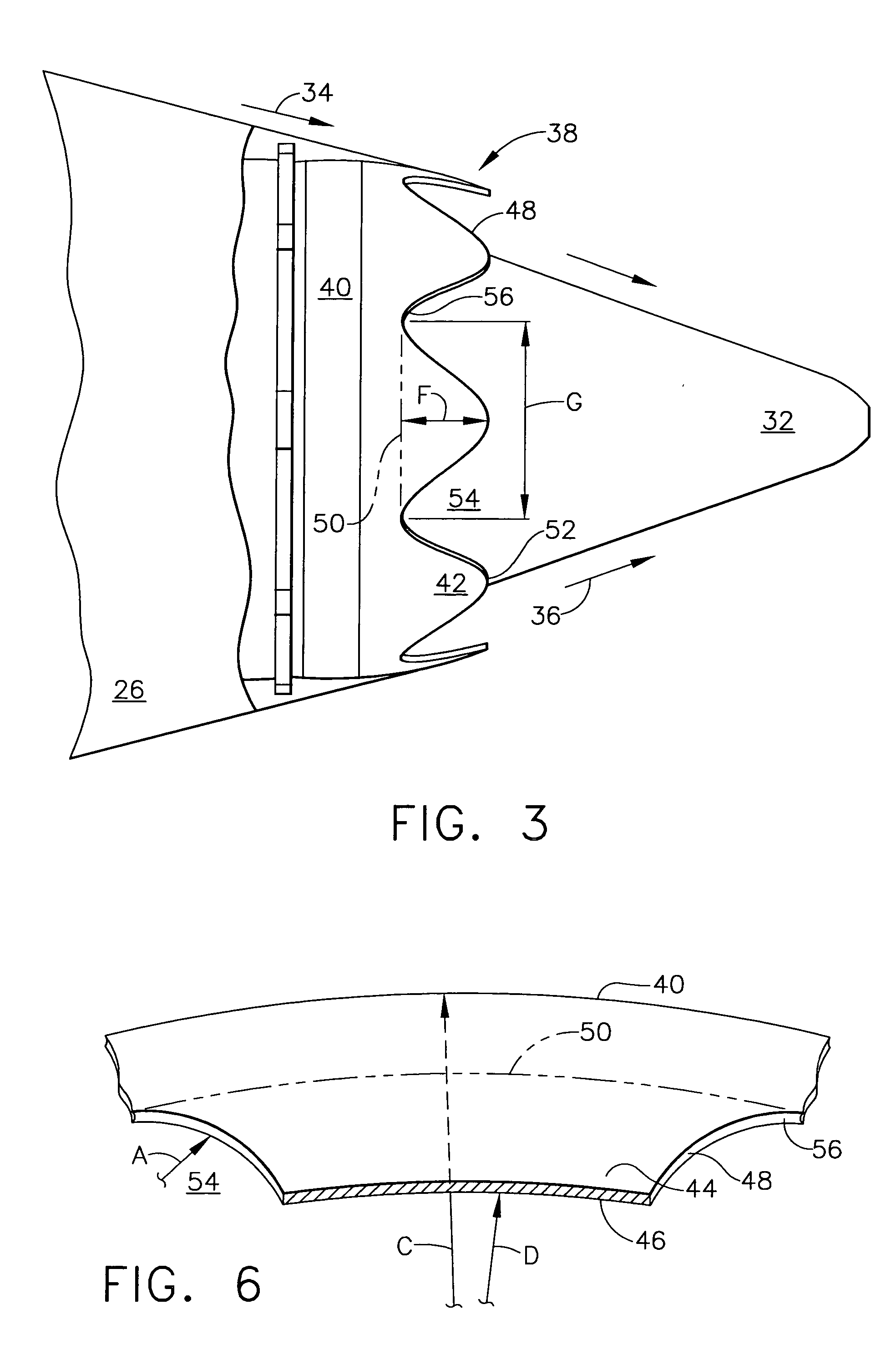 Sinuous chevron exhaust nozzle