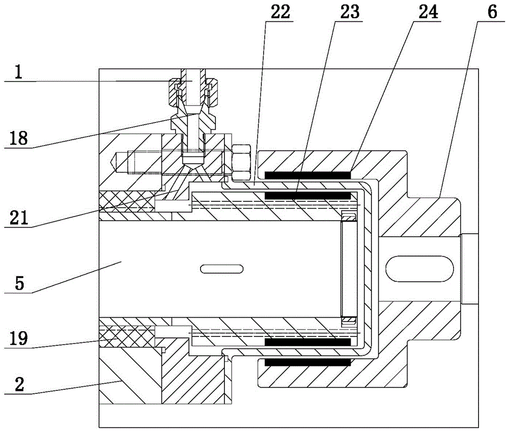 A kind of asynchronous transmission multistage centrifugal pump