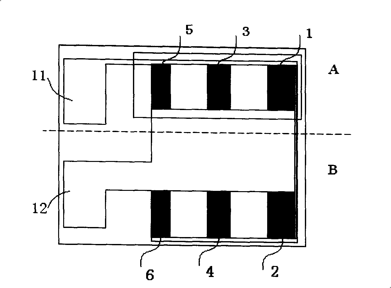 ITO test board and test method