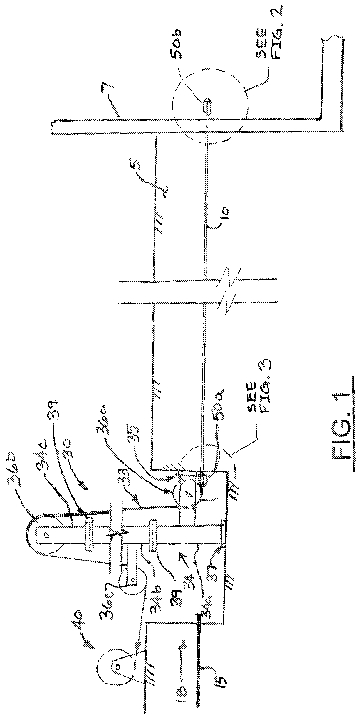 Lead service water pipe line removal apparatus and method