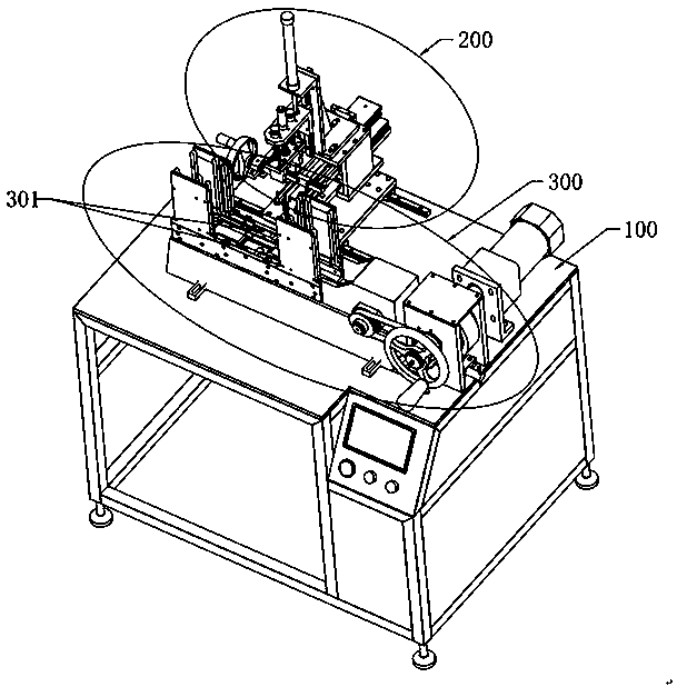 Pressing magnetic attraction device of transformer sheet inserting machine