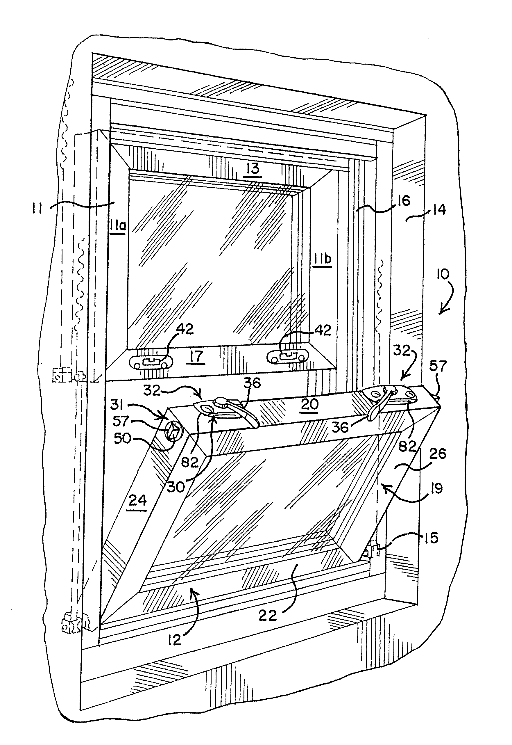 Integrated tilt/sash lock assembly