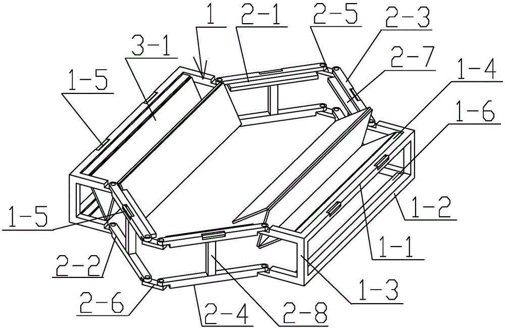 Foldable bearing pallet