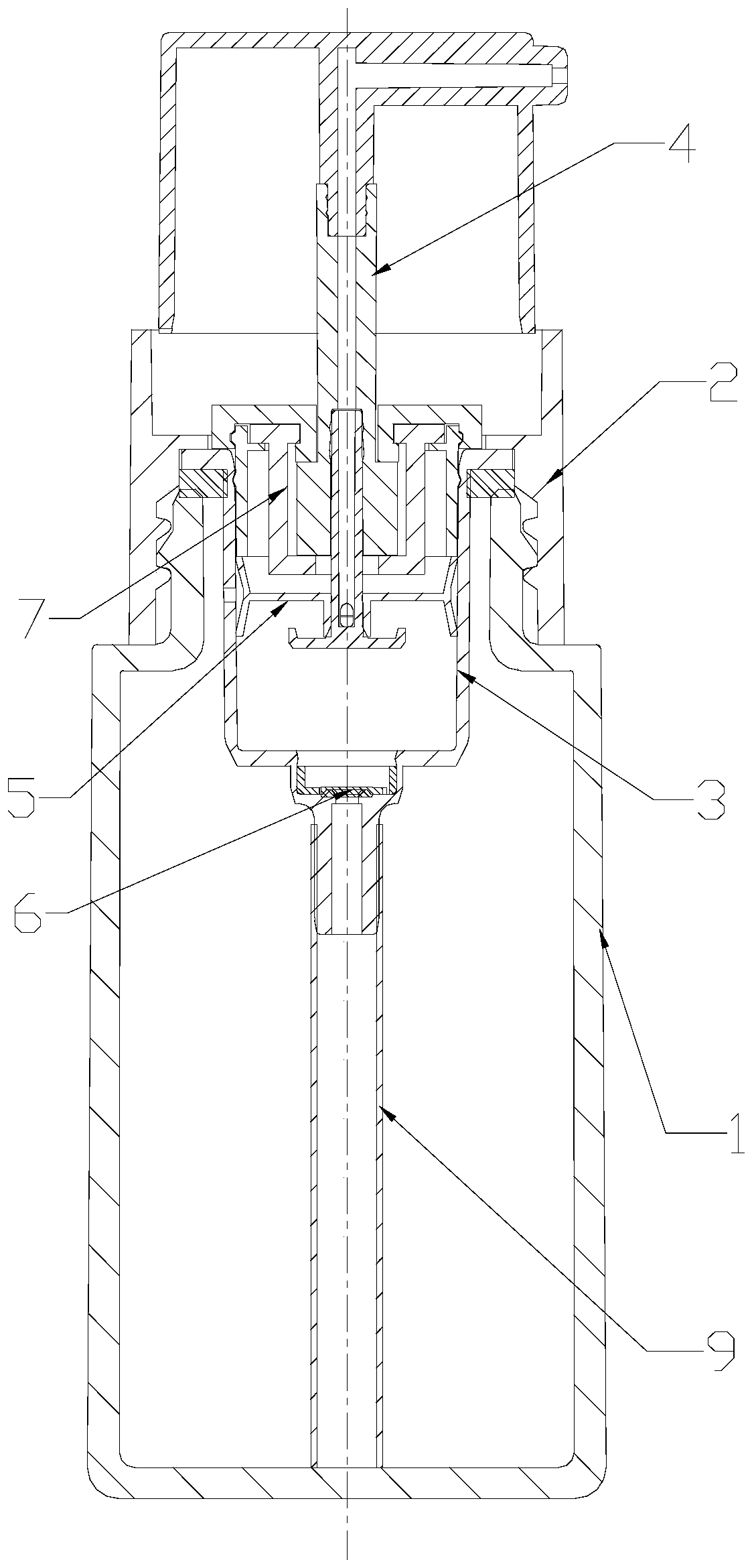 All-plastic emulsion pump