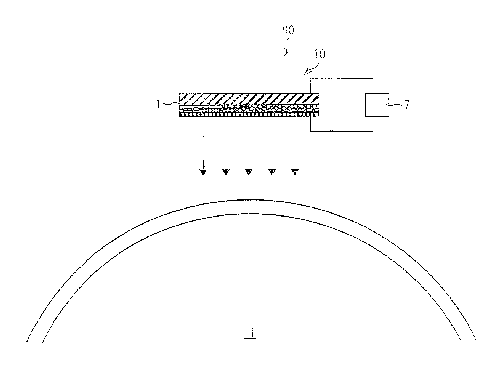 Electron emitting element, electron emitting device, light emitting device, image display device, air blowing device, cooling device, charging device, image forming apparatus, electron-beam curing device, and method for producing electron emitting element