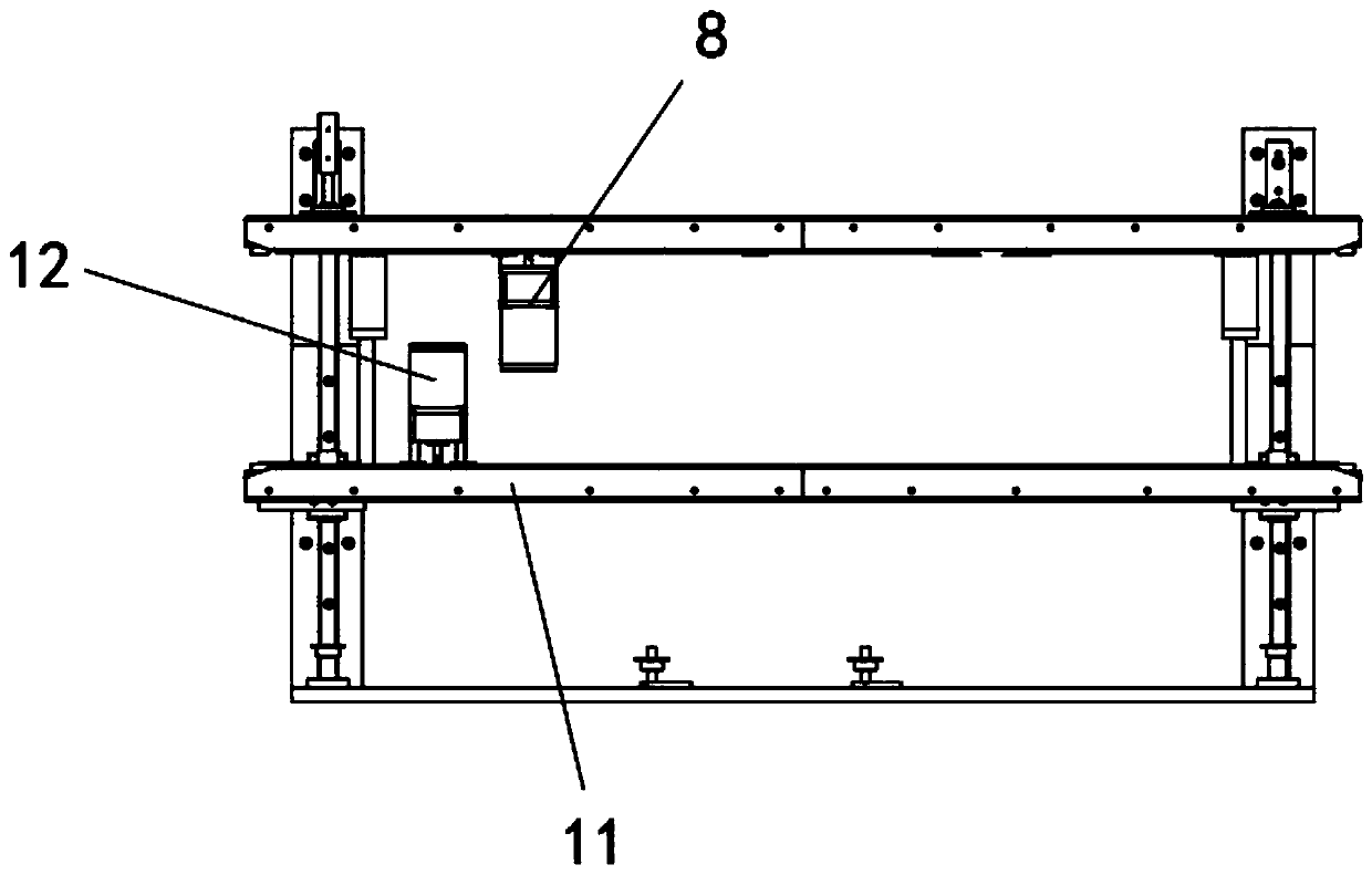 A transportation component during the grinding process of the chassis plate