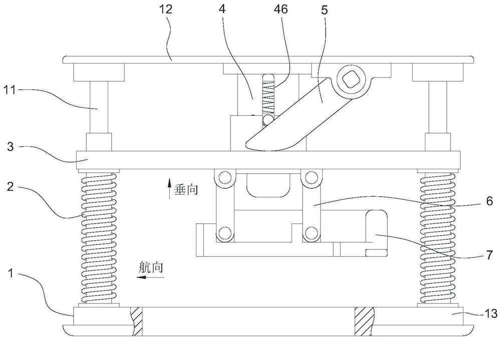 An electrical connection device with an automatic separation mechanism