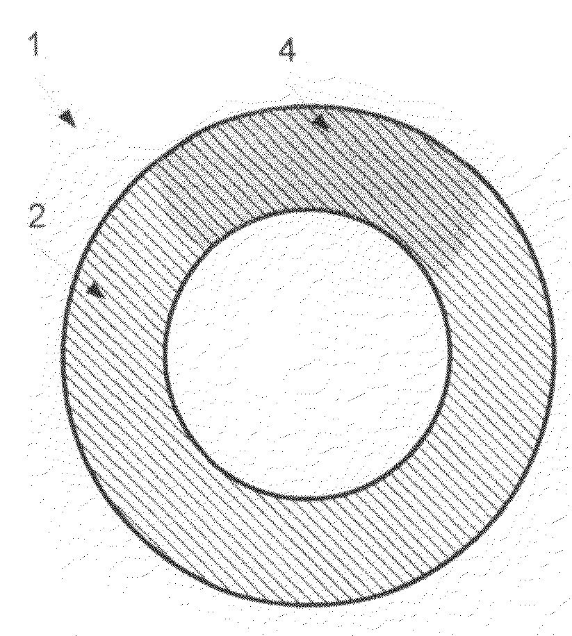 Medical device and a method for applying a biochemically active material on one or more body parts