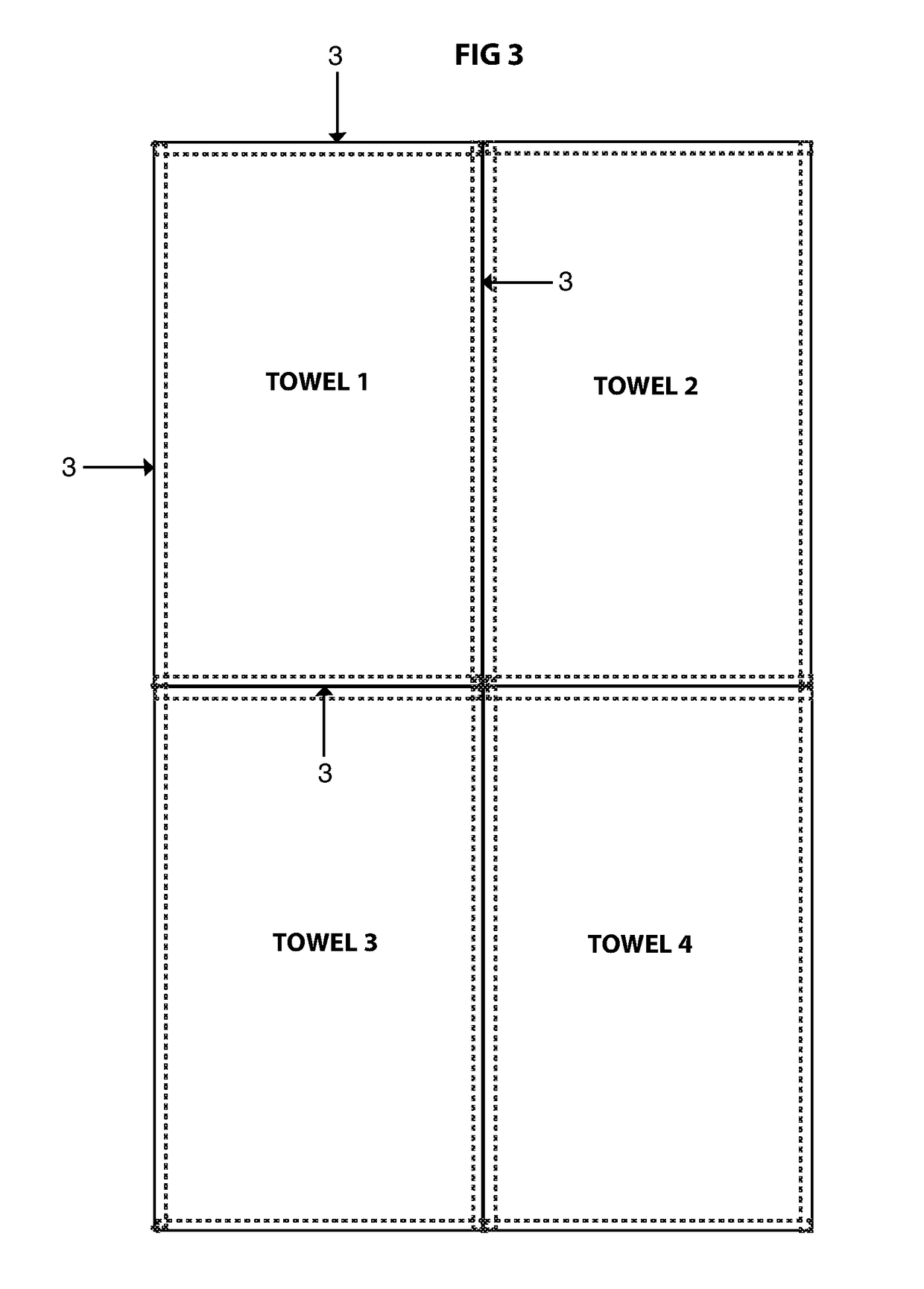 Towel and System for Connecting One of More Towels