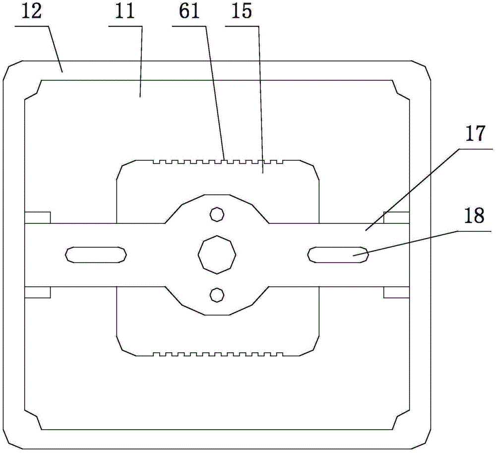 Square hole lamp