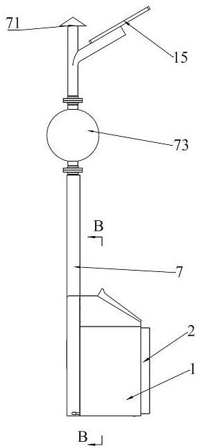 Low-energy-consumption automatic deodorization garbage can cover, garbage can and use method of garbage can