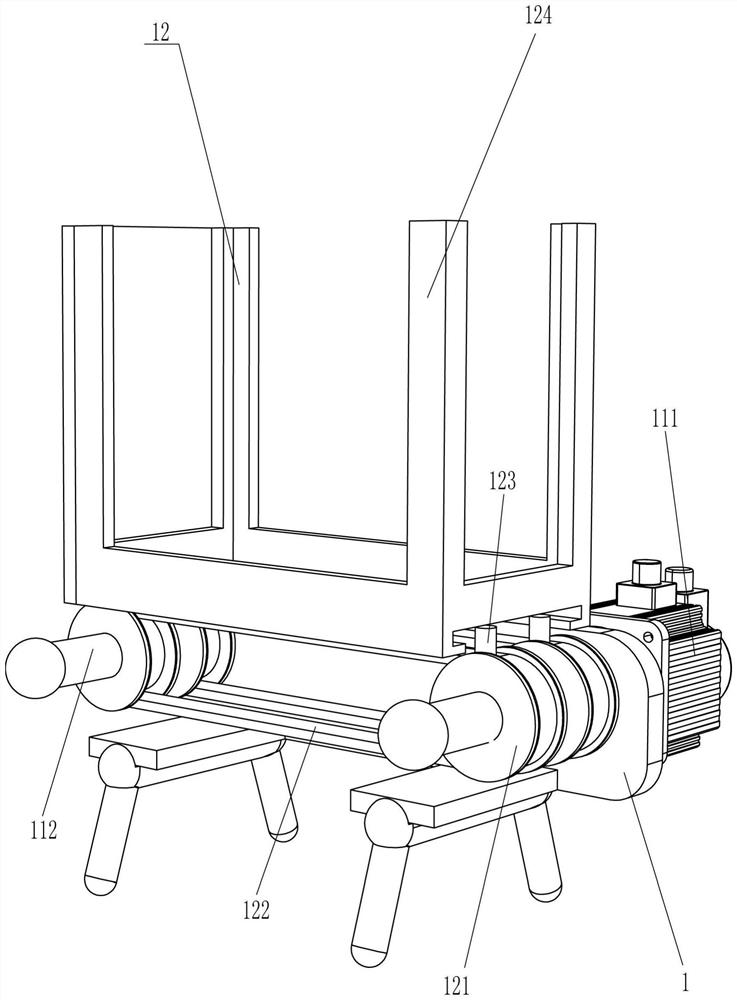 A post-processing equipment for composite dung board