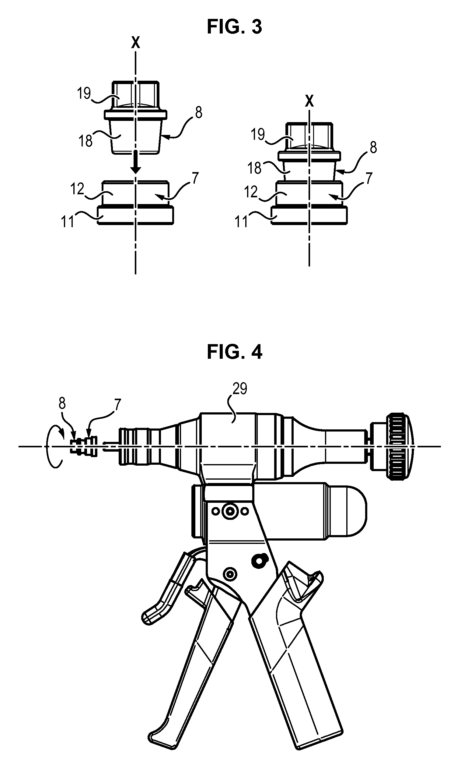 Device for fixing an electrical connection terminal to a support