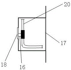 Preparation device and method for simulating horizontal well shaft in transparent core