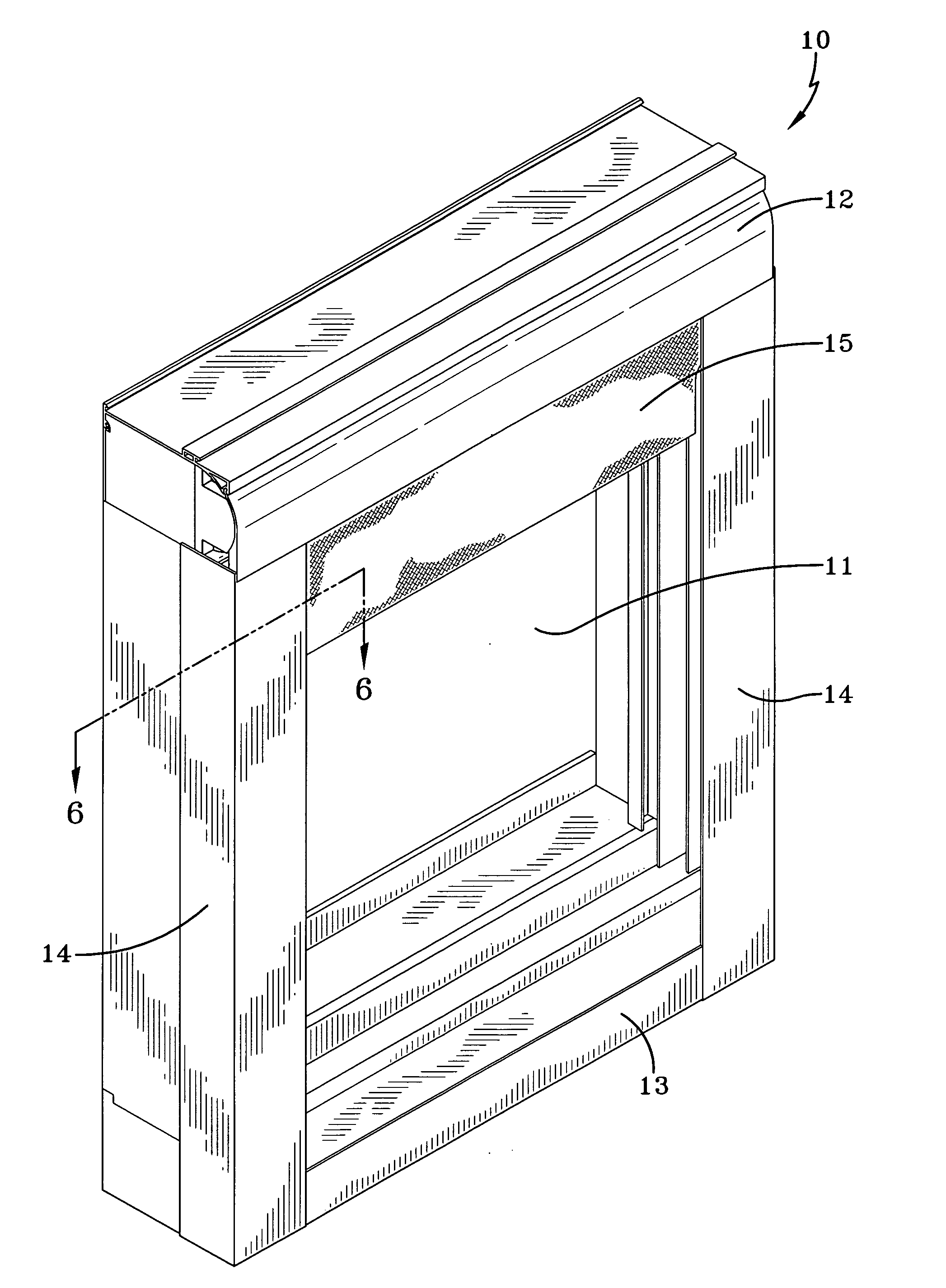 Storm curtain side retention system