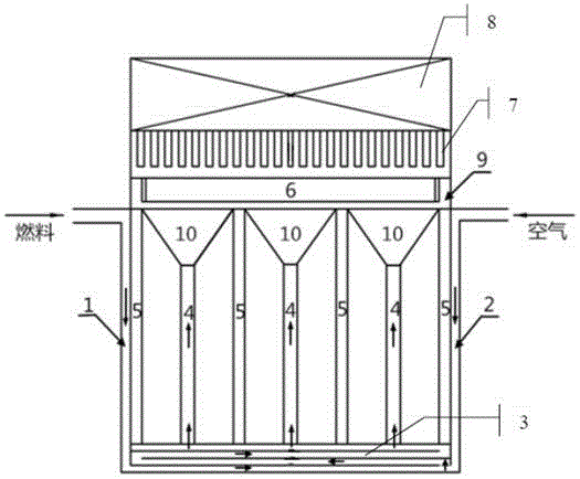 Portable power supply device based on micro-combustion