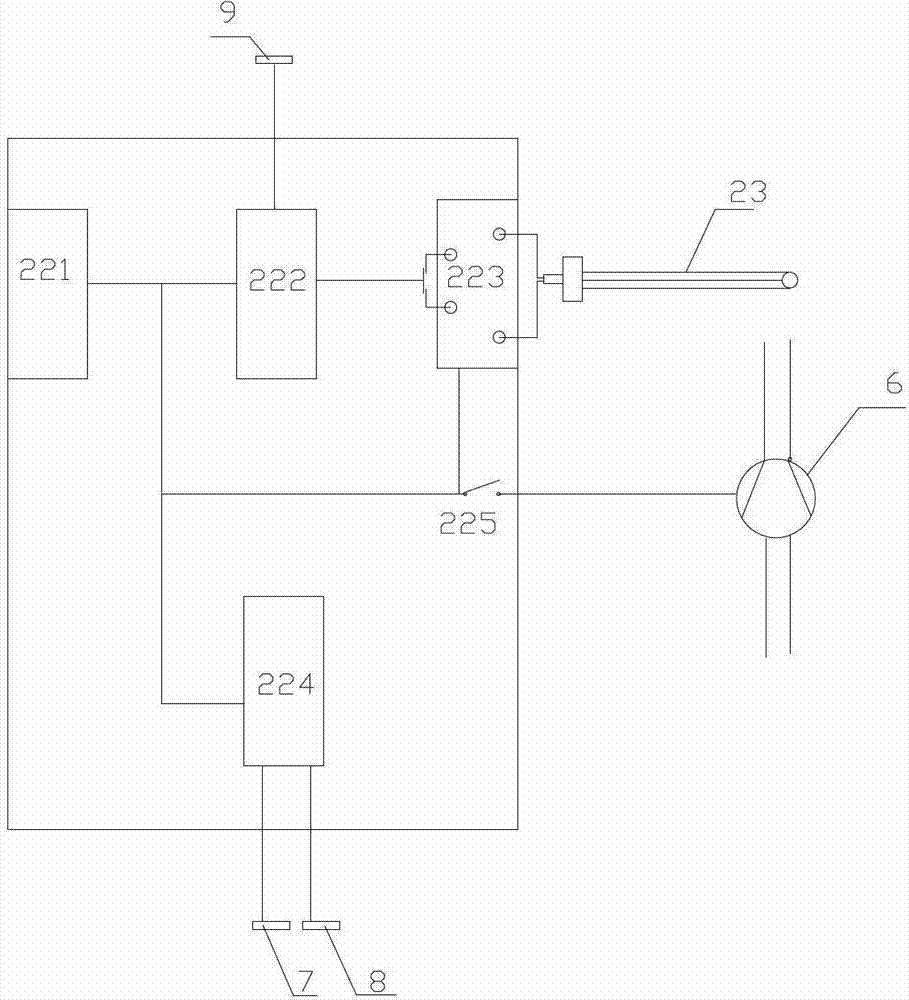 Device for determining boiler flue gas engineering acid dew point