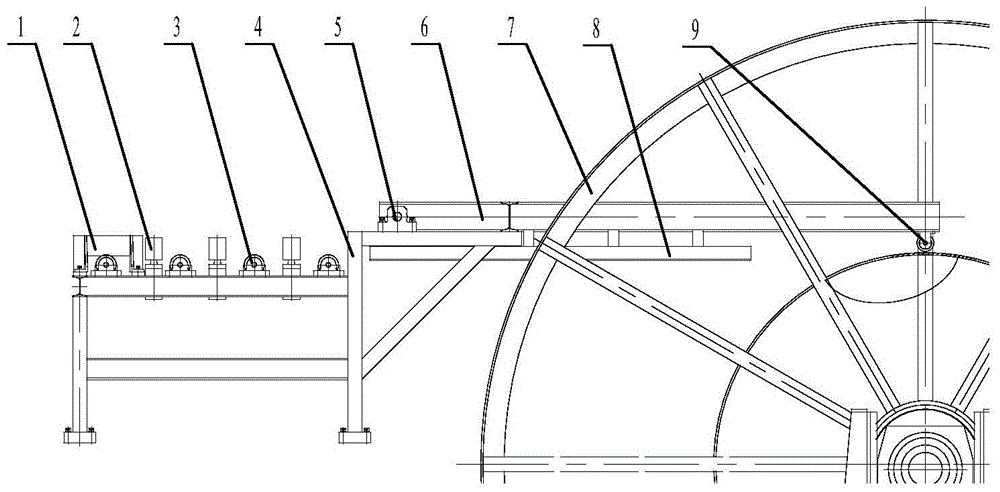 A multifunctional self-adaptive material guide structure