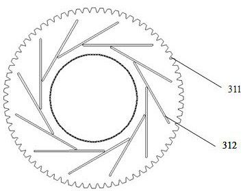 A kind of reactor light supplement device and its supplement light method based on microalgae flash effect