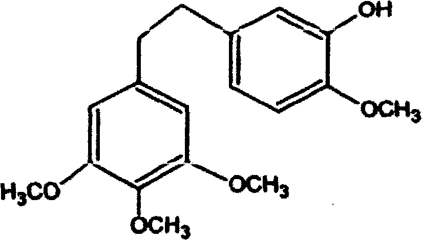 Process for extracting erianin from Dendrobium chrysotoxum Lindl