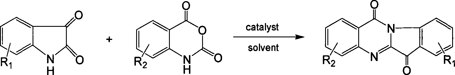 One-step method for synthesizing tryptamine ketone and derivative