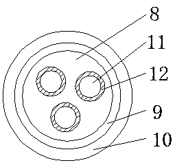 A low-smoke flame-retardant cable for urban rail transit