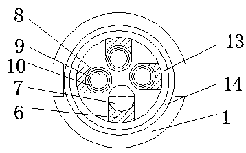 A low-smoke flame-retardant cable for urban rail transit