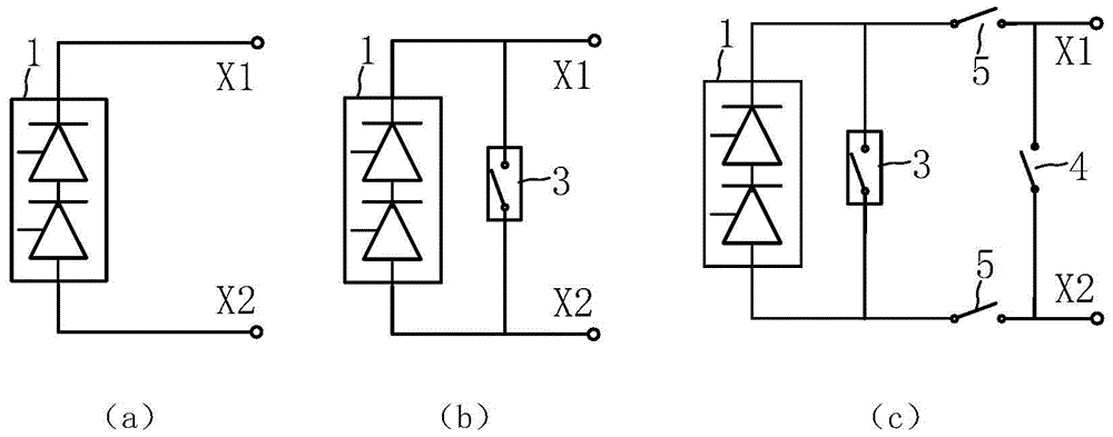 A hybrid direct current transmission converter and direct current transmission device