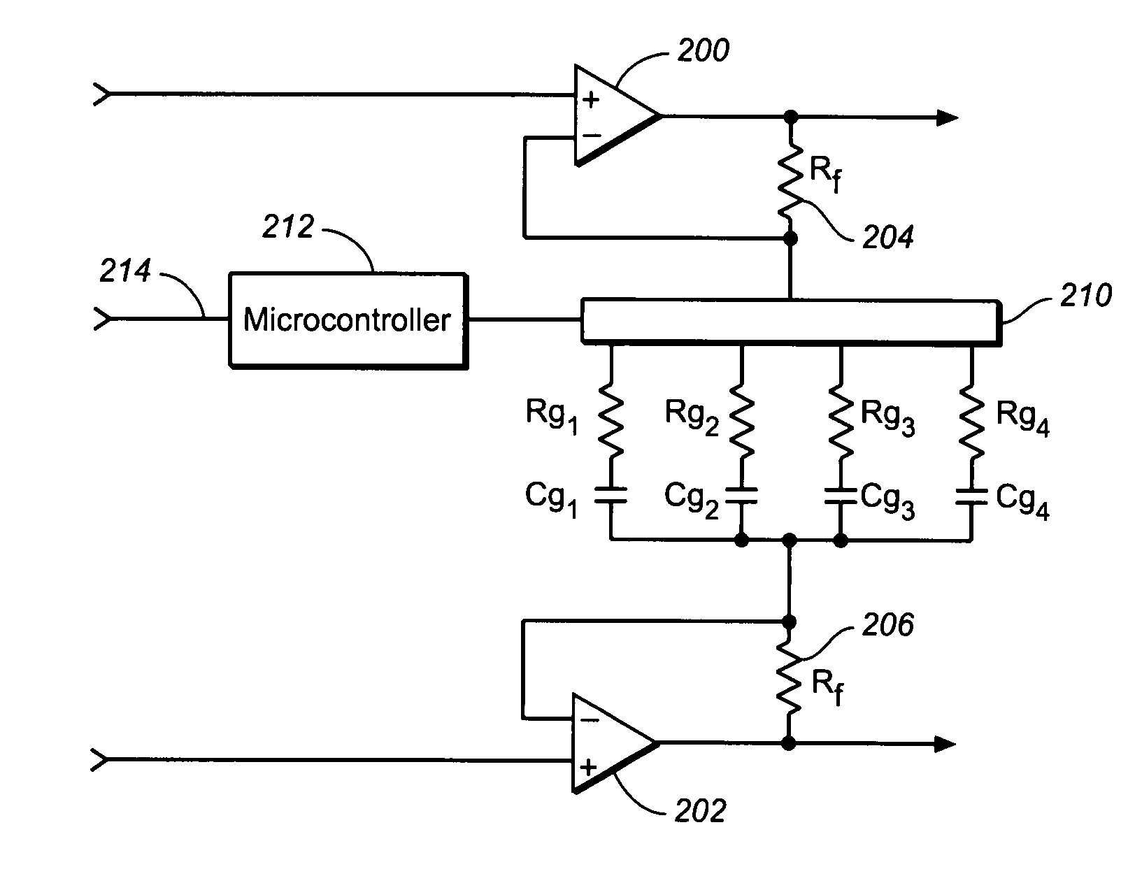 Multi-stage differential warping amplifier and method