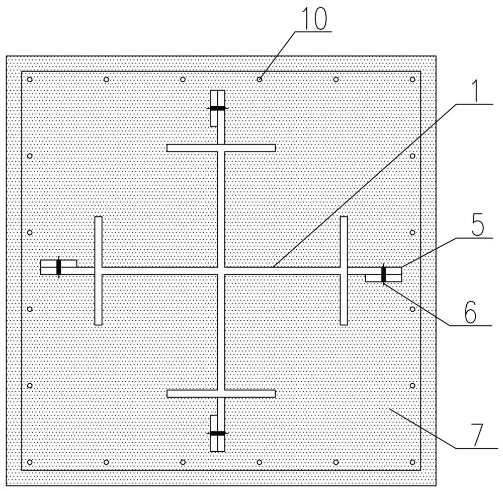 Concrete filling and pouring method for connecting upper column section and lower column section of prefabricated steel reinforced concrete column