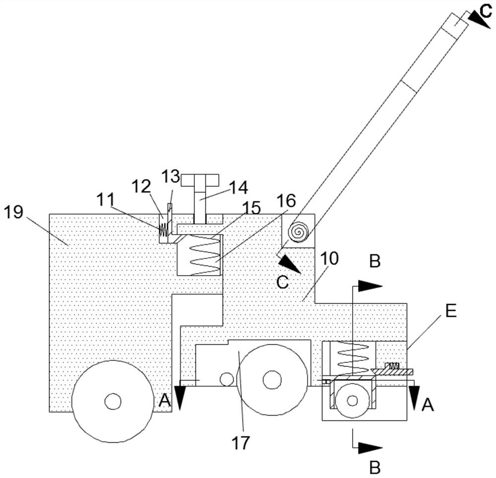 Automatic feeding device for synthetic polymer waterproof coiled material