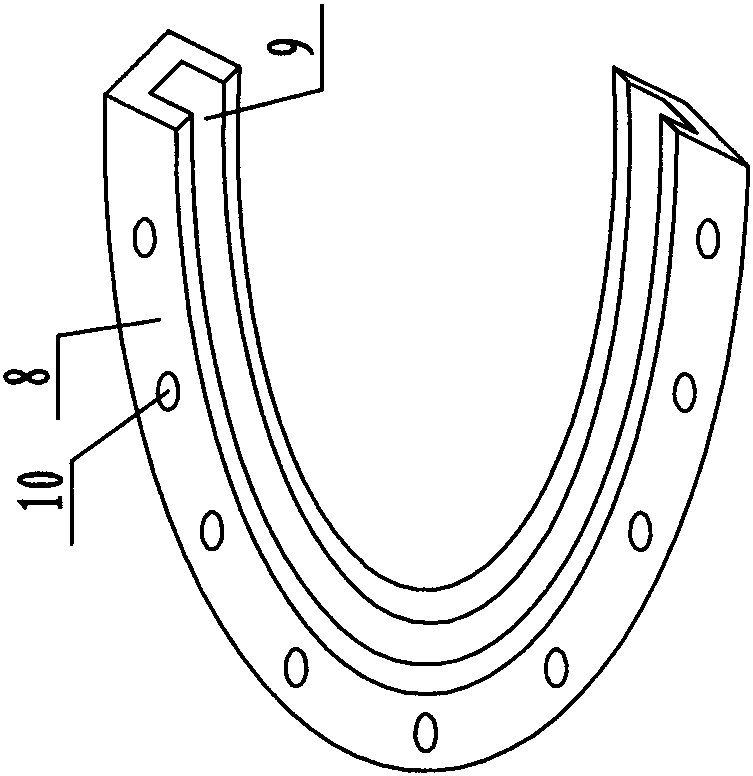 Flanging-preventing horn of automobile