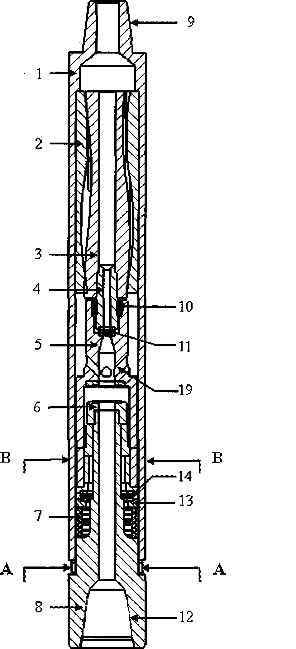 Torsional impact drilling tool