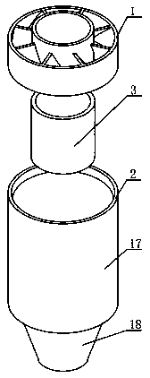 Manufacturing method and equipment of high temperature resistant ceramic cyclone