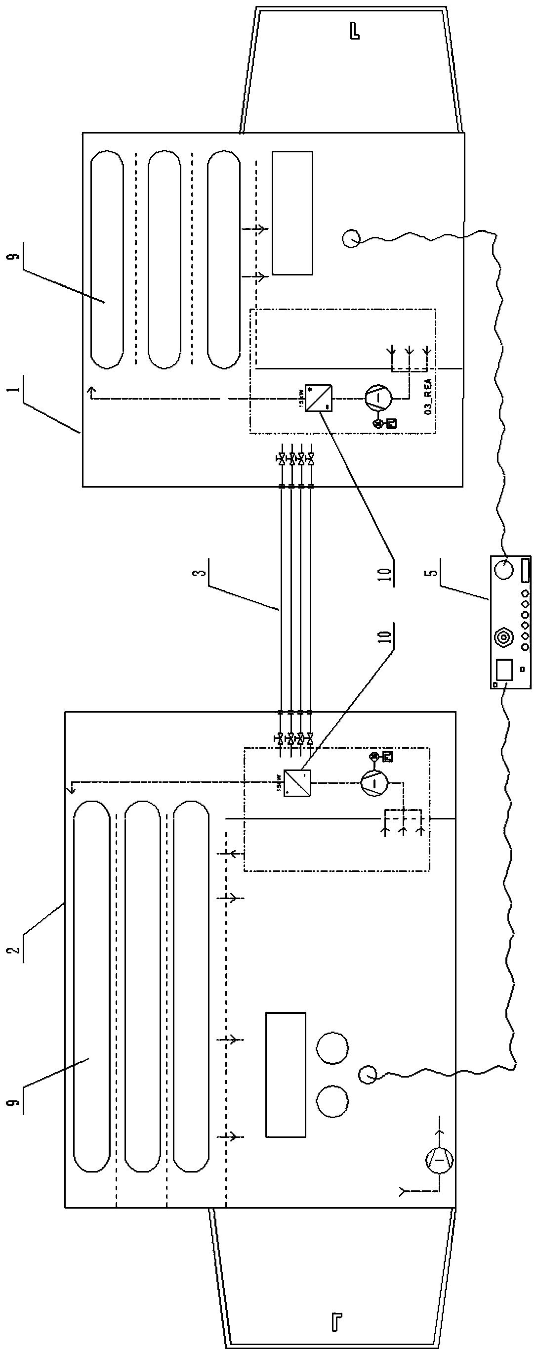 Evaporative emission testing equipment for parts of automobile fuel system