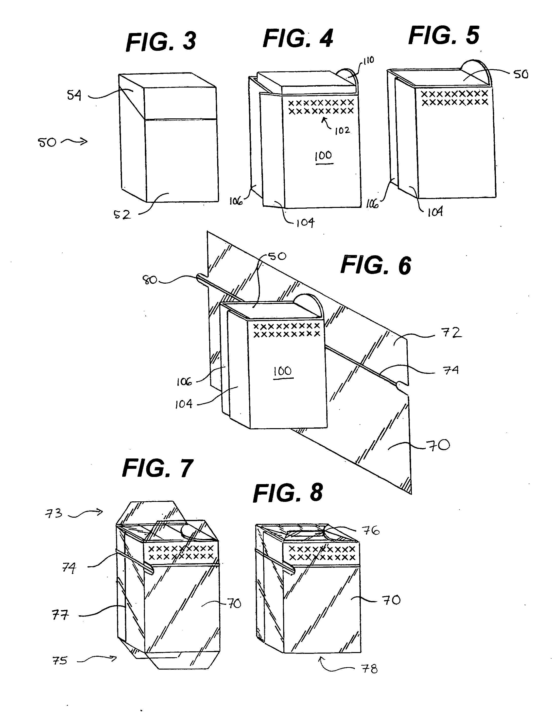 Sleeve for packages and methods of making thereof