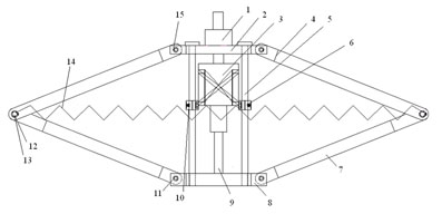 Motor drive-based robot vertical bounce mechanism