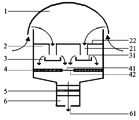 PM10 single-stage atmosphere sampling cutter