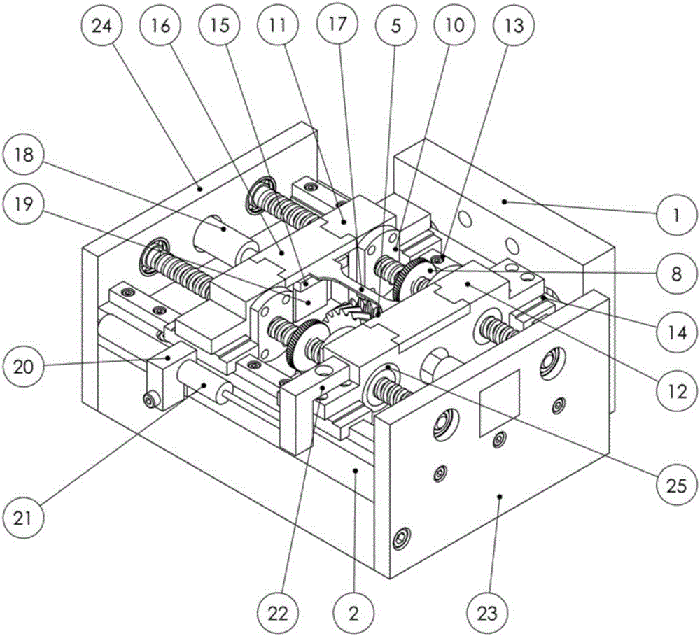 Motor and hydraulic pressure combined drive in-situ test device for structure properties of materials