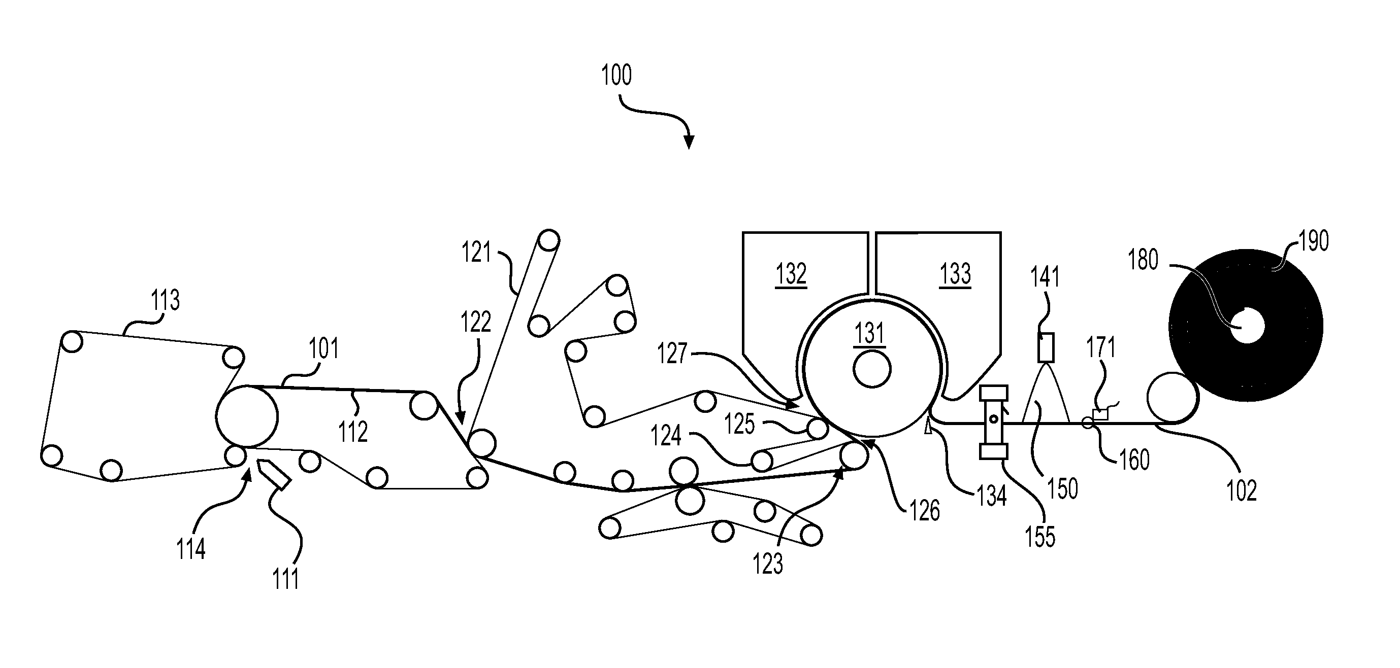 Methods and apparatuses for controlling a manufacturing line used to convert a paper web into paper products by reading marks on the paper web