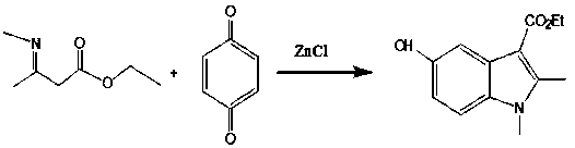 Preparation method of arbidol intermediate