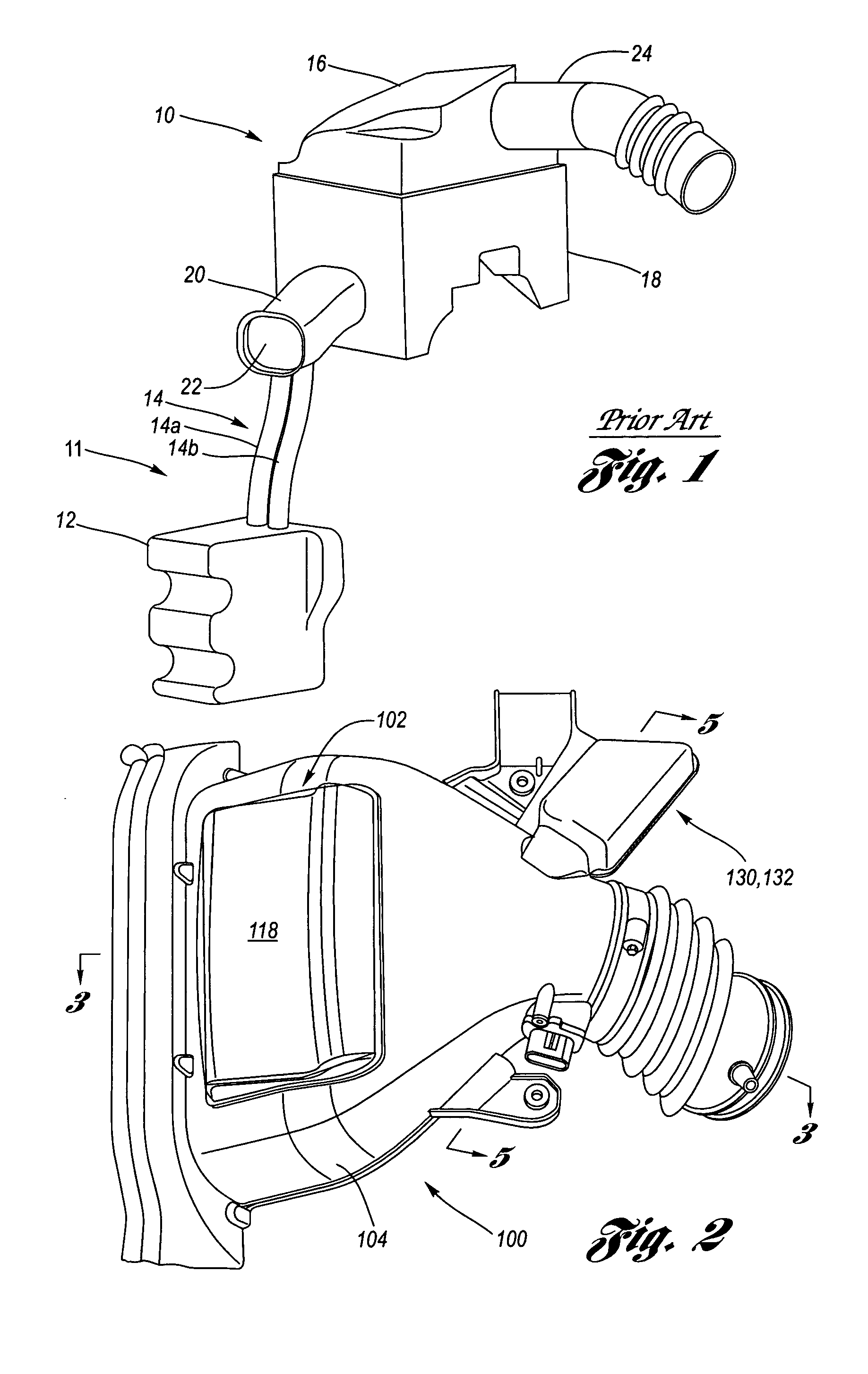 Air induction housing having an auxiliary tuning volume for enhancing attenuation and broadening the bandwidth of a primary sound attenuator