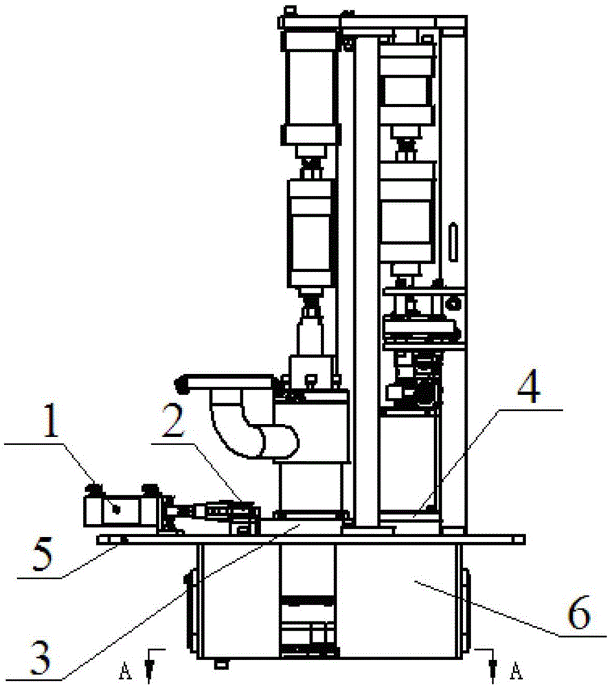 Bag clamp mechanism for aseptic small bag automatic bag filling machine