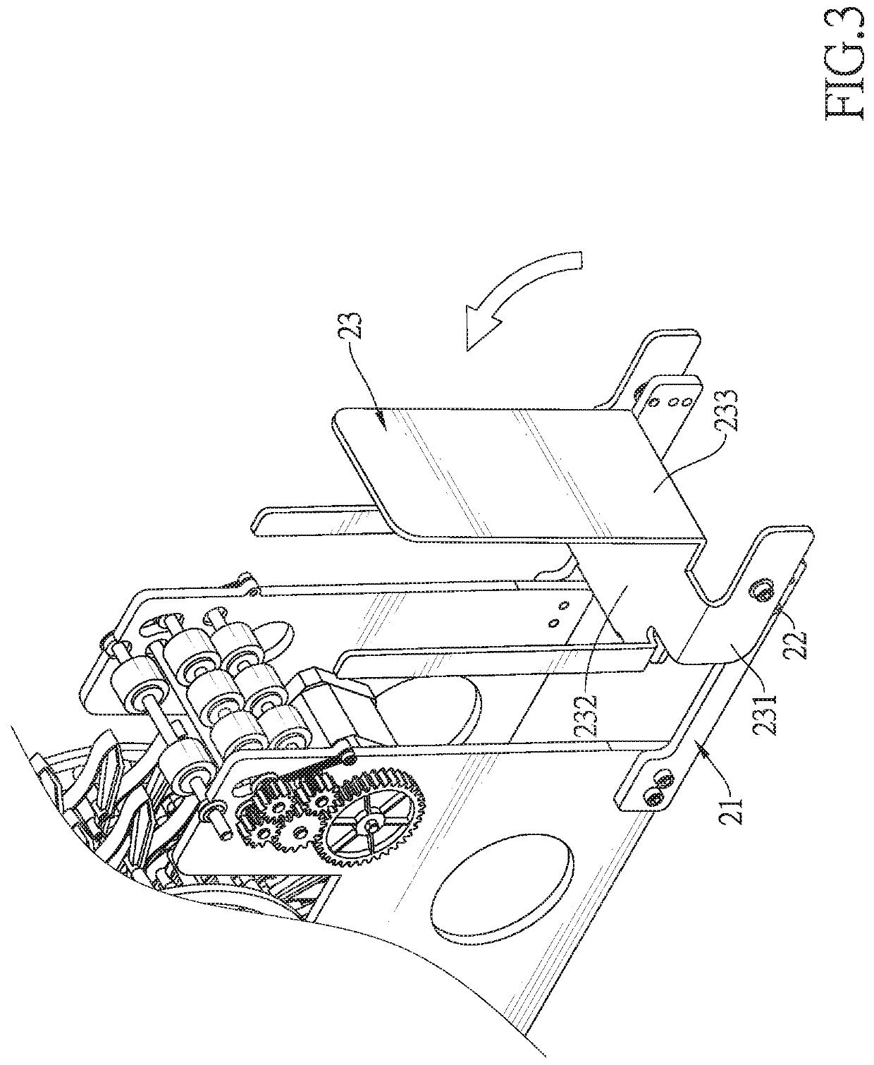 Automatic card shuffler and card box rack of the automatic card shuffler