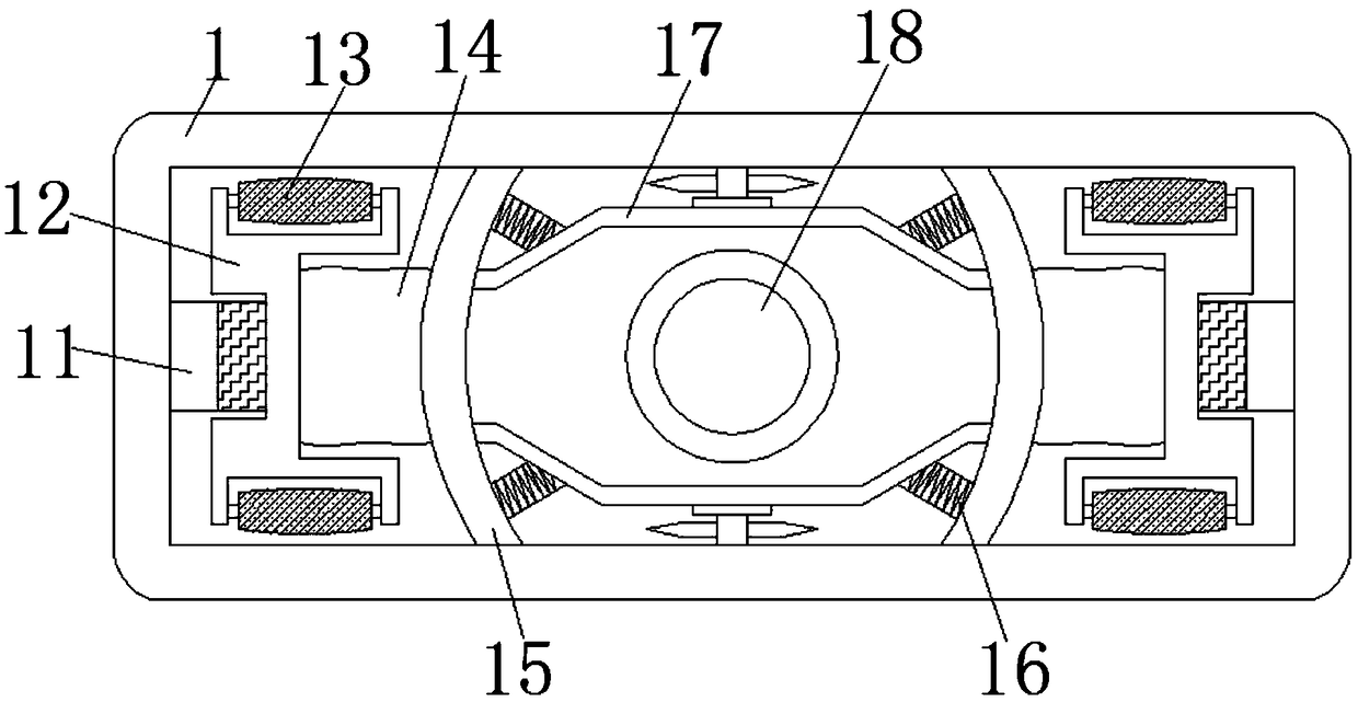 Built-in hoisting protection device of building elevator based on balance state