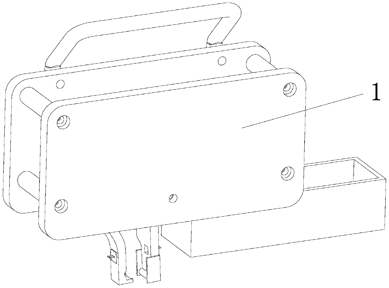 Lifting type bionic single tea bud picking machine