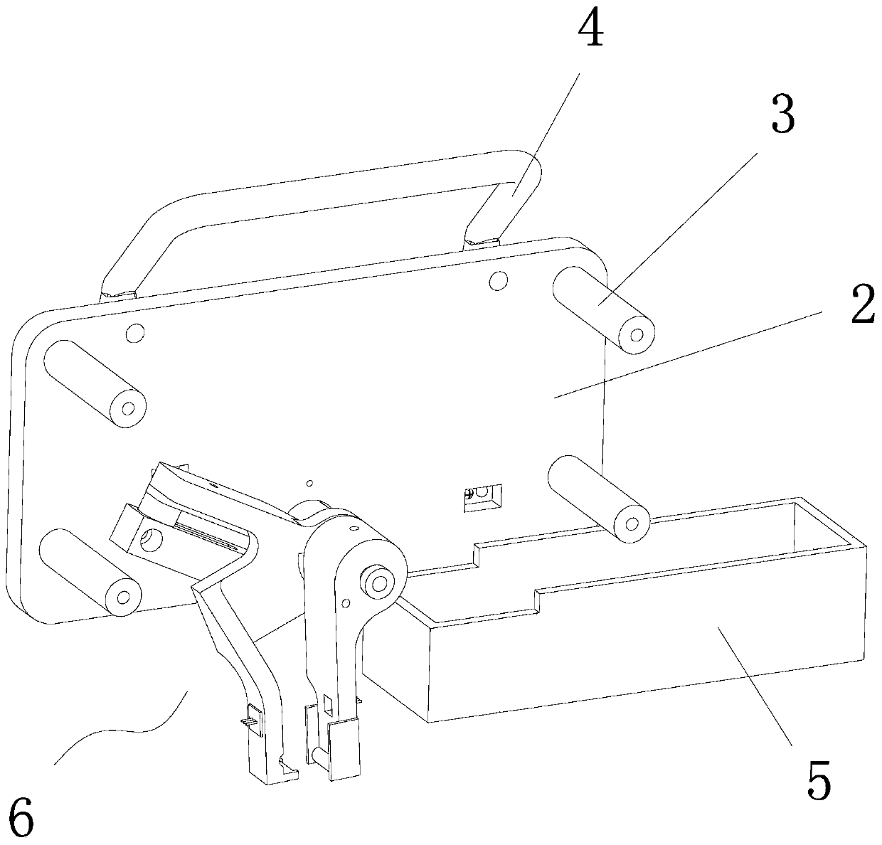 Lifting type bionic single tea bud picking machine