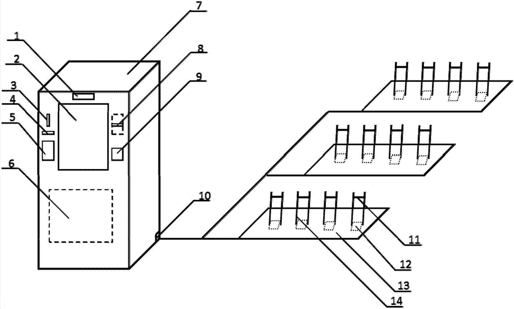 Device and method for self-service vehicle storage based on fingerprint identification